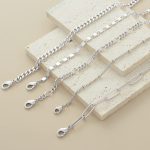 Reoxvo Dainty Gold Chain Bracelets Set for Women 14K Real Gold Plated Link Chain Bracelets for Women Trendy Gold Stackable Bracelets for Women Adjustable 7"+2" - Image 5